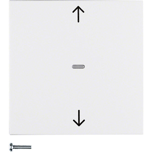 Hager/Berk Jalousie-Taste polarweiß matt 85241188